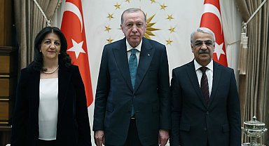 Cumhurbaşkanı Erdoğan, DEM Parti heyetini kabul etti
