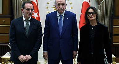 Cumhurbaşkanı Erdoğan, İtalya Büyükelçisi Manzo’yu kabul etti