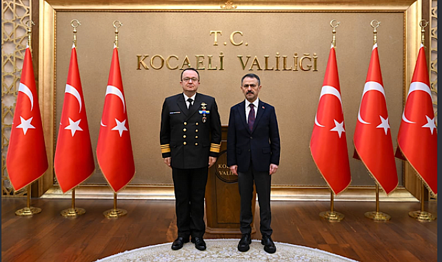 Deniz Hava Komutanı Eser, Vali Aktaş’ı ziyaret etti