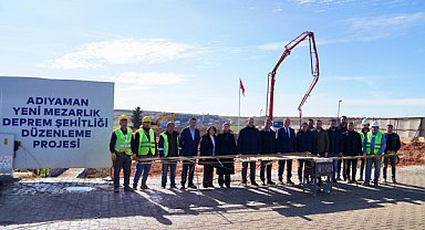 Deprem Şehitliği Projesi'nin temeli atıldı