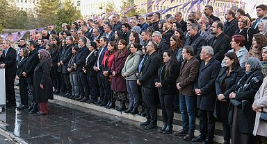 Diyarbakır’da kayyım uygulamalarına ilişkin basın açıklaması düzenlendi