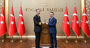 Donanma Komutan Yardımcısı Koramiral Payal, Vali Aktaş’ı ziyaret etti