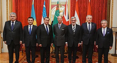 Edinburgh Dükü Prens Edward, Orta Asya dışişleri bakanlarını ağırladı