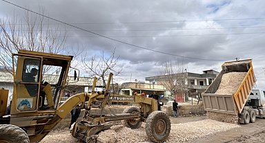 Eyyübiye’nin kırsal mahalle yollarında çalışmalar sürüyor 