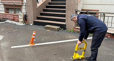 Fındıklı’daki cadde ve sokaklarda kaldırımlar denetlendi