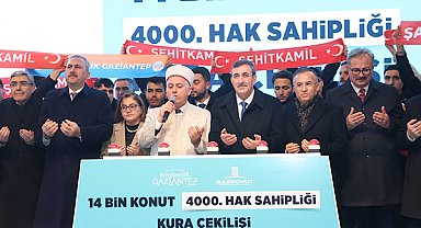 Gaziantep’te 4 bininci konut sahibi belirlendi