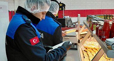 Giresun’da zabıta ekiplerinden kasaplara denetim 