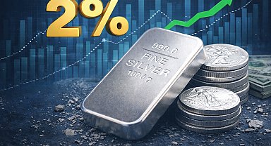 Gümüşün onsu yüzde 2 artışla 86 dolara yükseldi