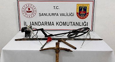 Haliliye’de izinsiz kazı operasyonu düzenlendi