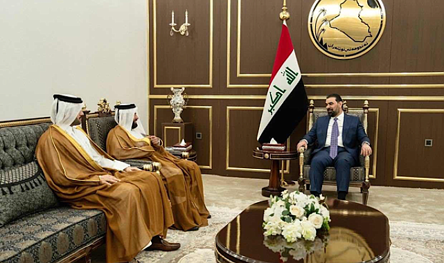Irak Temsilciler Meclisi Başkanı, Katar Büyükelçisi ile görüştü
