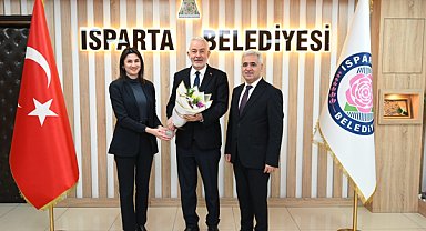 Isparta İl Defterdarlığından Başkan Başdeğirmen’e ziyaret