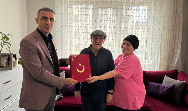 İzmit Belediyesi'nden ilçedeki Kıbrıs gazilerine ziyaret