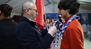 Kampta 32 saatlik eğitimi tamamlayan 50 izci yemin etti