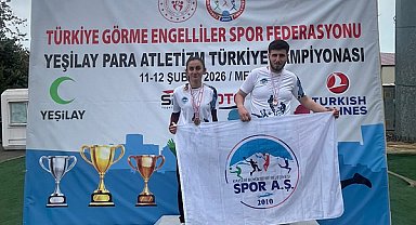 Kayseri'de sporculardan Para Atletizm Türkiye Şampiyonası’nda derece