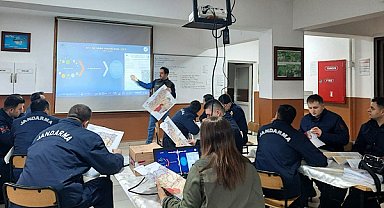 Keşap Jandarmasına Yaban Hayatı ve Av Koruma Eğitimi verildi