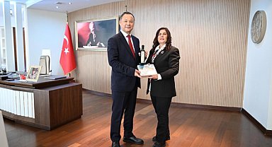 Kırgızistan'ın Ankara Büyükelçisi Kazakbaev’den Çerçioğlu’na ziyaret