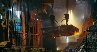 Koç Metalurji'nin Osmaniye tesisindeki bakım çalışmaları