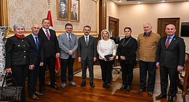 Kocaeli Dostluk Kulübü ve Kafkas derneklerinden Vali Aktaş’a ziyaret