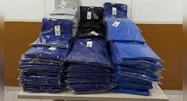 Kocaeli’nde bin 250 sahte giyim malzemesi ele geçirildi