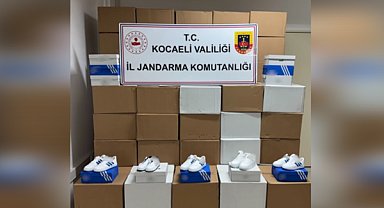 Kocaeli’nde sahte ayakkabı operasyonu