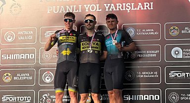 Konya Büyükşehir Belediyespor Bisiklet Takımı'ndan 5 madalya 