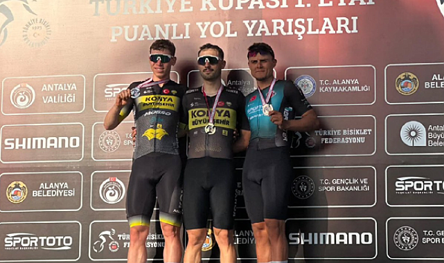Konya Büyükşehir Belediyespor Bisiklet Takımı'ndan 5 madalya