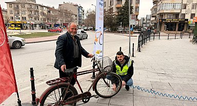 Konya’da “Kışın İşe Bisikletle Gitme Günü” etkinlikleri başladı