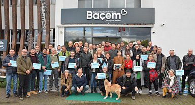 Kursiyerler, BAÇEM’de zeytin yetiştiriciliği eğitimi aldı