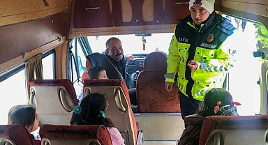 Malatya’da okul servisleri ve okul çevrelerinde denetim