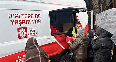 Maltepe Belediyesi'nden kandil simidi ikramı