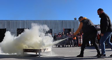 Maltepe Belediyesi’nden personeline yangın farkındalık eğitimi