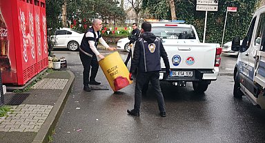 Maltepe'de kaldırım ve kamusal alan işgallerine yönelik denetim sürüyor