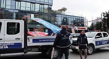 Maltepe’de kaldırım ve yol işgallerine karşı çalışma başlatıldı