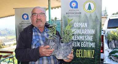 Manavgat’ta orman yangınlarına karşı farkındalık eğitimi