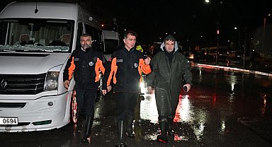 Manisa’da şiddetli yağışa karşı bin kişiyle müdahale edildi