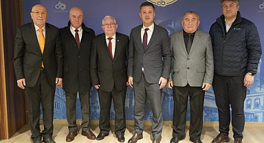 Marmara Balkan Göçmen Dernekleri Federasyonu’ndan Başkan Sarıkurt’a ziayret