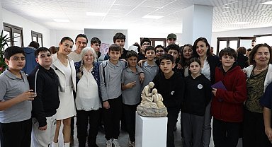 Menderes’te Heykel Sergisi sanatseverlerle buluştu