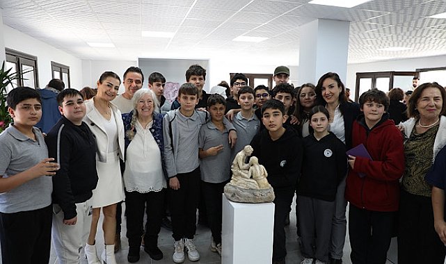 Menderes’te Heykel Sergisi sanatseverlerle buluştu