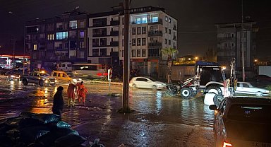 Milas Belediyesi, yağışlara karşı çalışmalarını sürdürdü