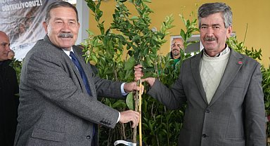 Milas’ta meyve fidanları üreticilerle buluşturuldu 