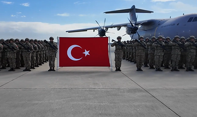 MSB: Steadfast Dart-26 Tatbikatı kapsamında ikinci uçağımızı törenle uğurladık