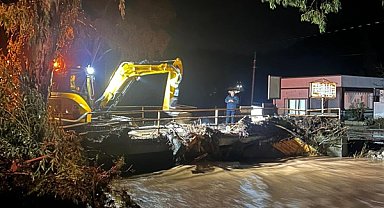 Muğla'da su baskınlarına karşı mücadele çalışması