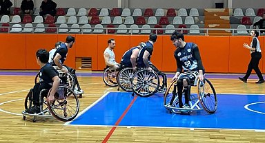 Pamukkale Belediyespor Tekerlekli Sandalye Basketbol Takımı'ndan galibiyet