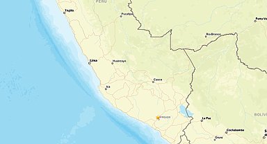 Peru'da deprem