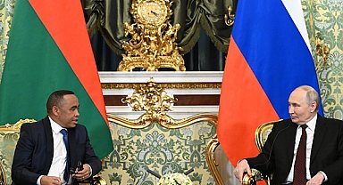 Putin, Madagaskar Cumhurbaşkanı Randrianirina ile Kremlin’de görüştü