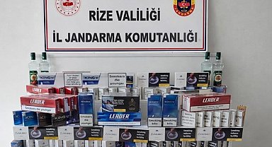 Rize’de kaçakçılık operasyonu