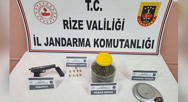 Rize'de uyuşturucu operasyonu
