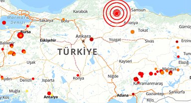Samsun’da deprem