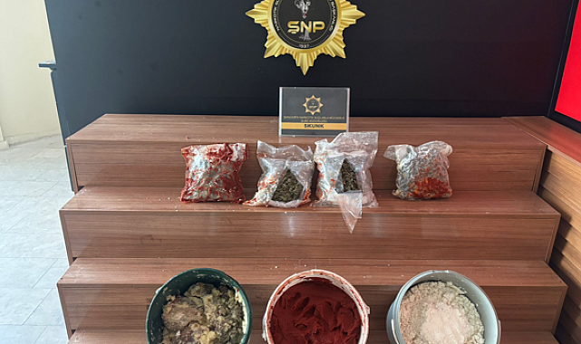 Şanlıurfa'da 2 kilo 400 gram skunk ele geçirildi