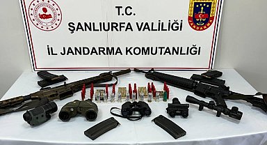Şanlıurfa Hilvan’da ruhsatsız silah operasyonu